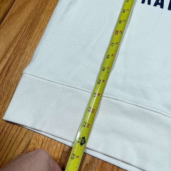 LL Bean Todd Snyder Organic Cotton Sweatshirt Mt Katahdin Graphic Ivory Small - Picture 5 of 9